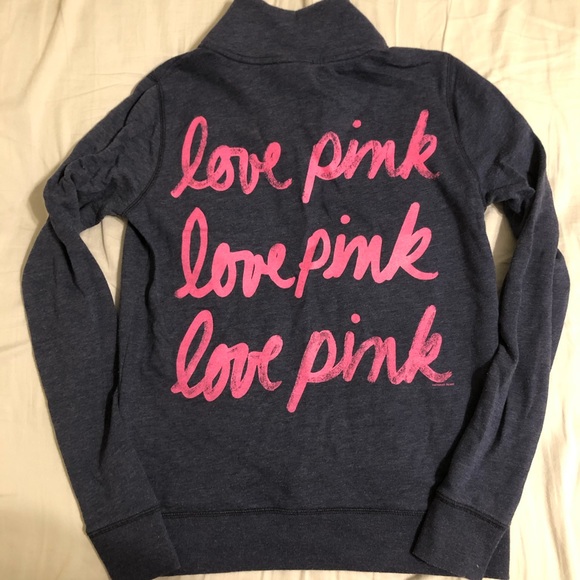 Pink Victoria’s Secret Half Zip Pullover Sweater ✨ - Picture 2 of 5